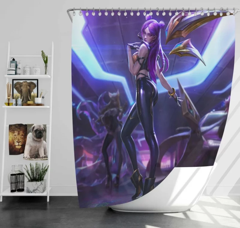 K/da Kaisa Prestige Edition League Of Legends Bath Shower Curtain