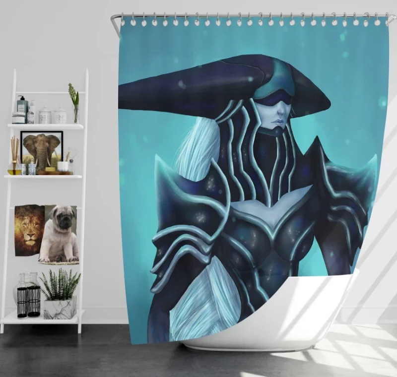 League Of Legends Ahri Amazing Bath Shower Curtain