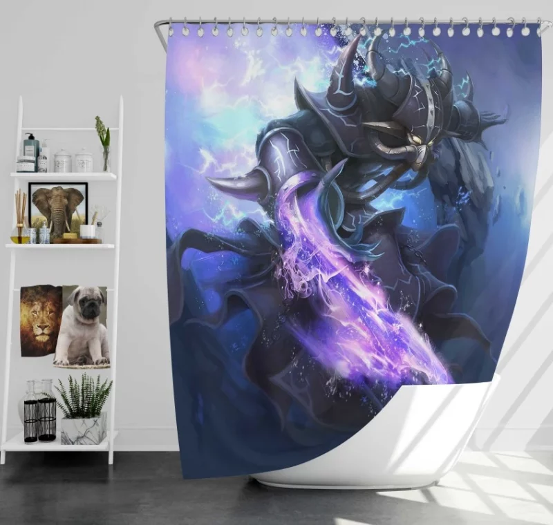 League Of Legends Ahri Super Bath Shower Curtain