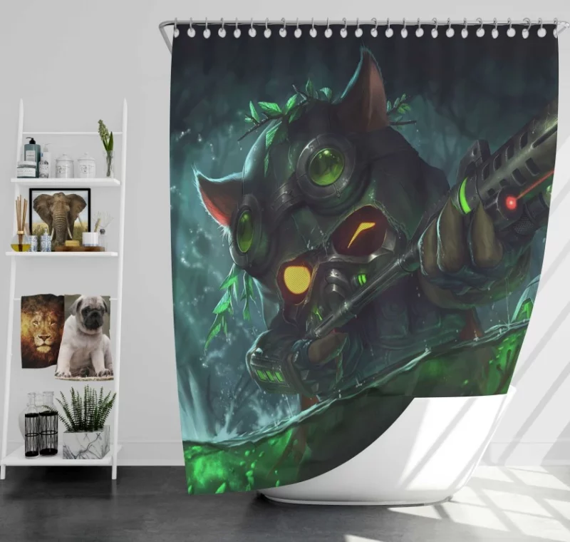 League Of Legends Bath Shower Curtain