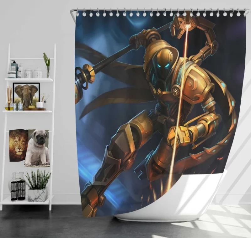 League Of Legends Chogath Quality Bath Shower Curtain