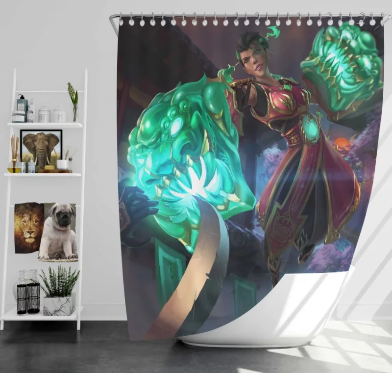 League Of Legends Irelia Bath Shower Curtain