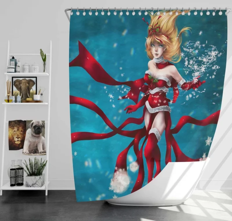 League Of Legends Janna Bath Shower Curtain