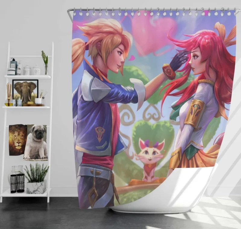 League Of Legends Kaisa Bath Shower Curtain