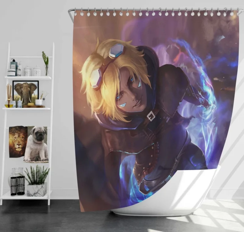 League Of Legends Karma Bath Shower Curtain