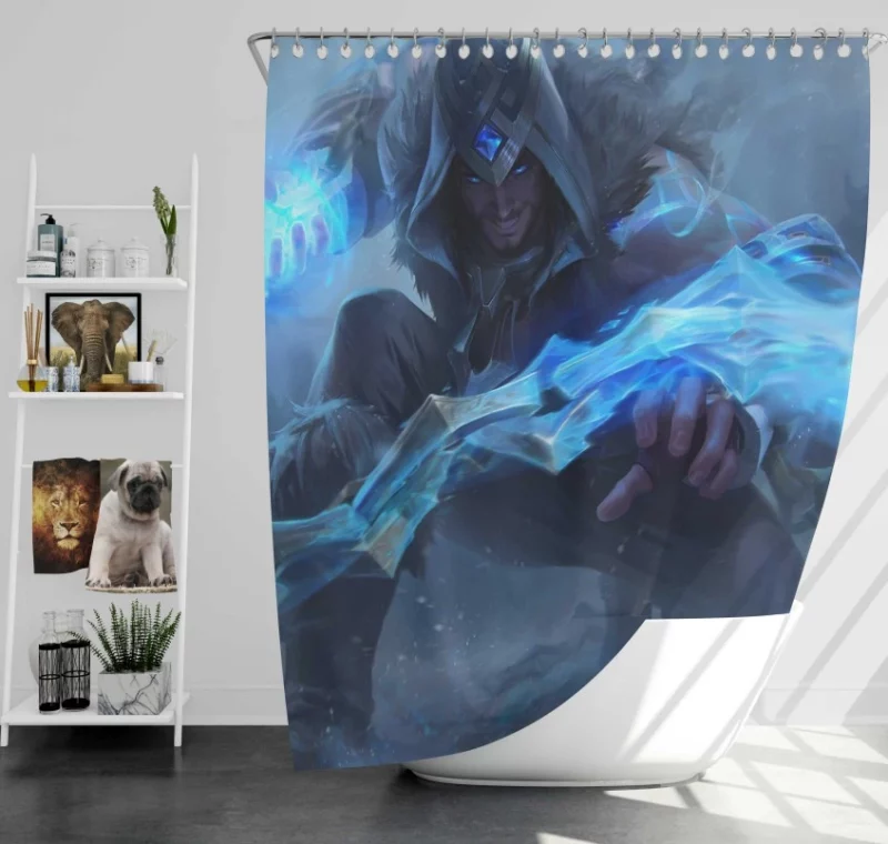 League Of Legends Lux Bath Shower Curtain