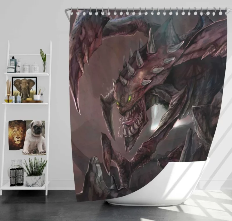 League Of Legends Lux Star Guardians Bath Shower Curtain