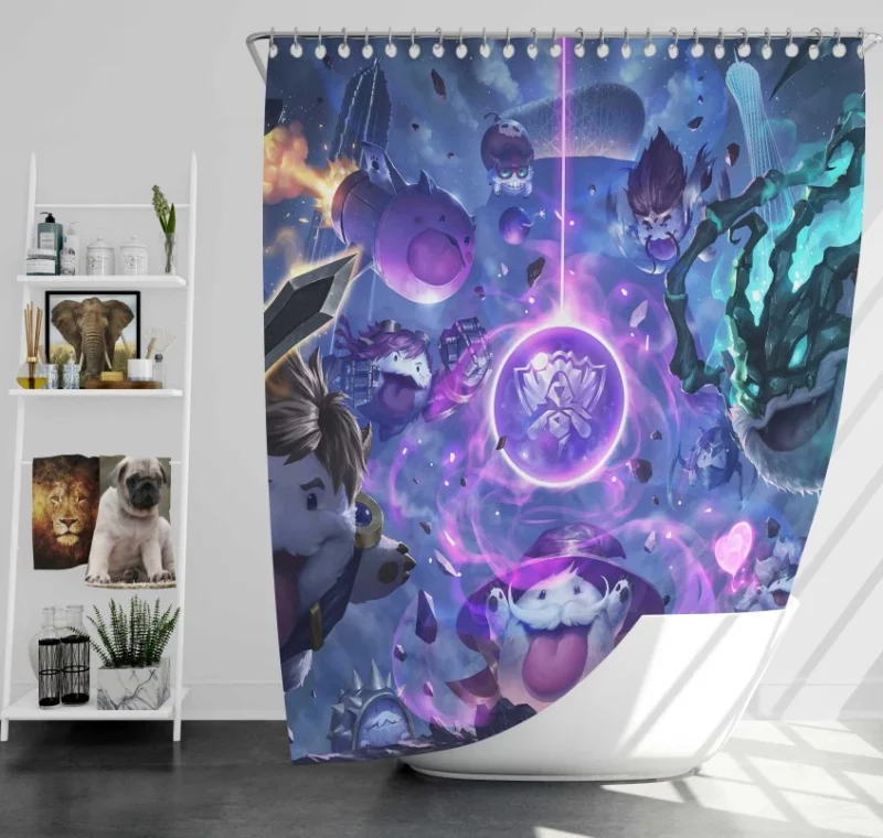 League Of Legends Pyke Bath Shower Curtain