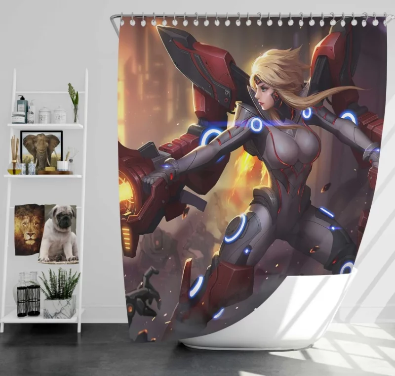 League Of Legends Senna Bath Shower Curtain