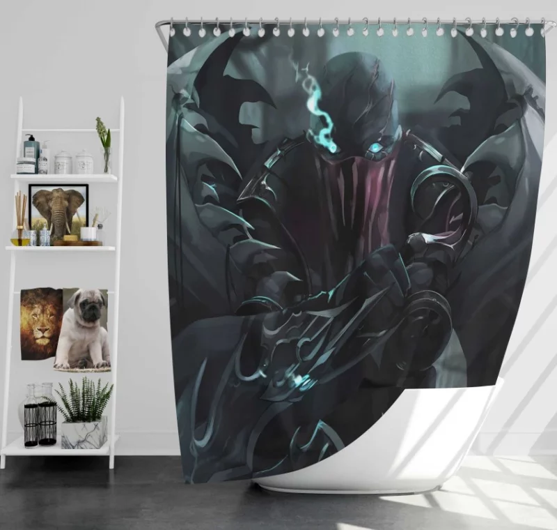 League Of Legends Taliyah Xayah Rakan Ezreal Gnar Jarvan Iv Bath Shower Curtain