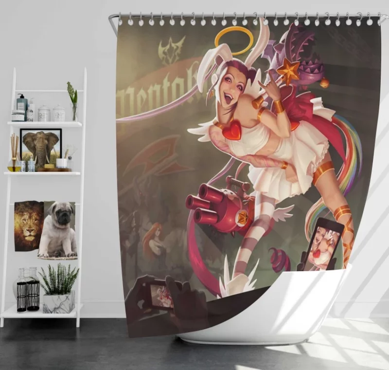 League Of Legends Teemo Bath Shower Curtain