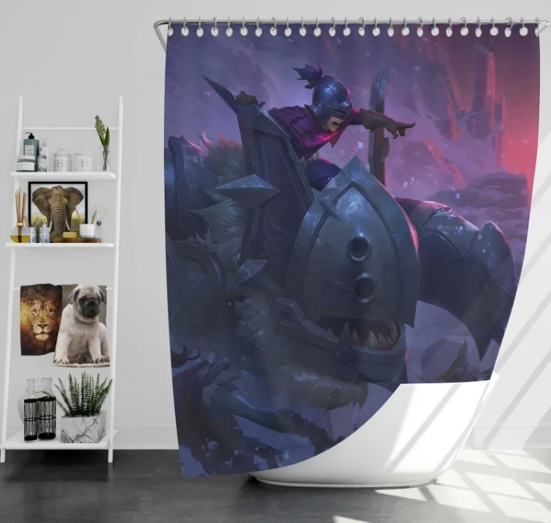 League Of Legends Thresh Bath Shower Curtain