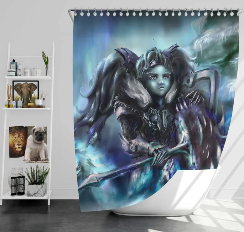 League Of Legends Twisted Fate Quality Bath Shower Curtain