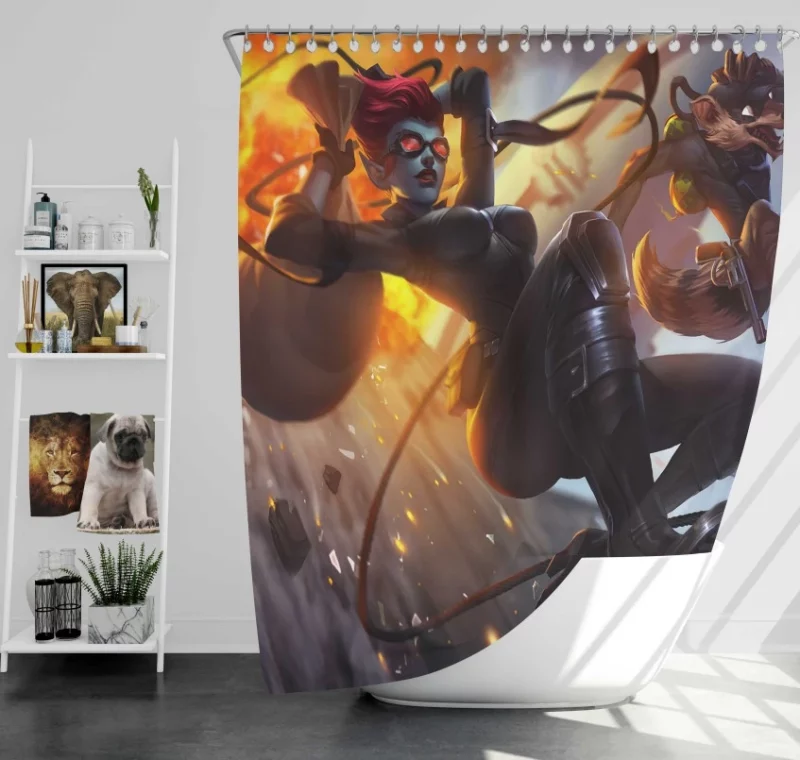 League Of Legends Viktor Bath Shower Curtain