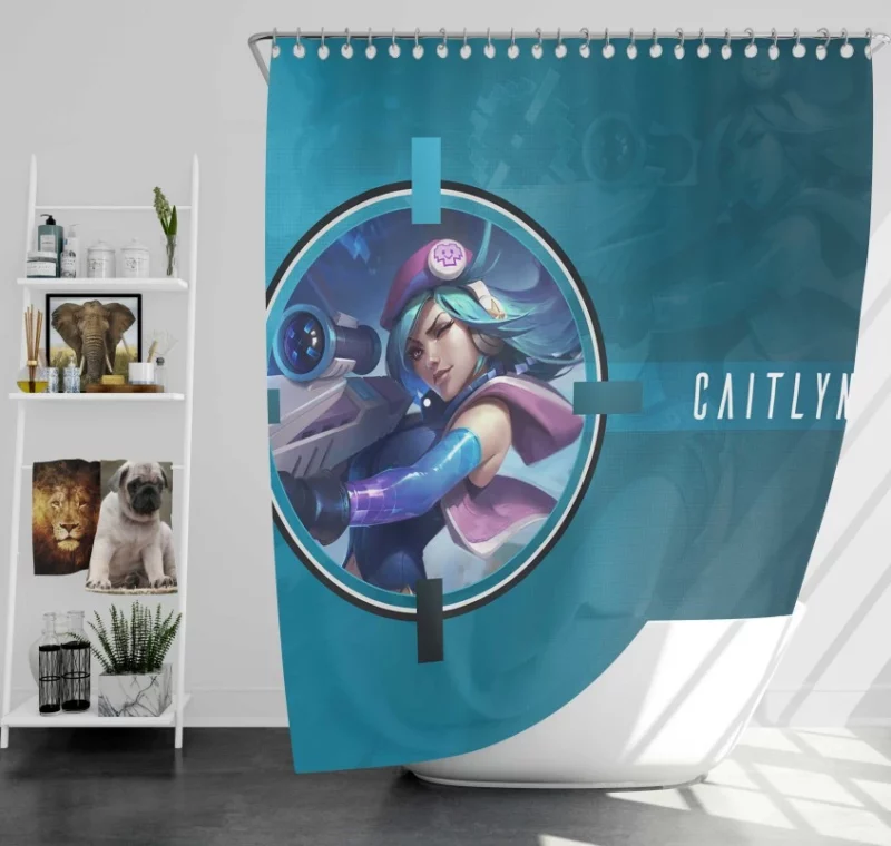 League Of Legends Warwick Bath Shower Curtain