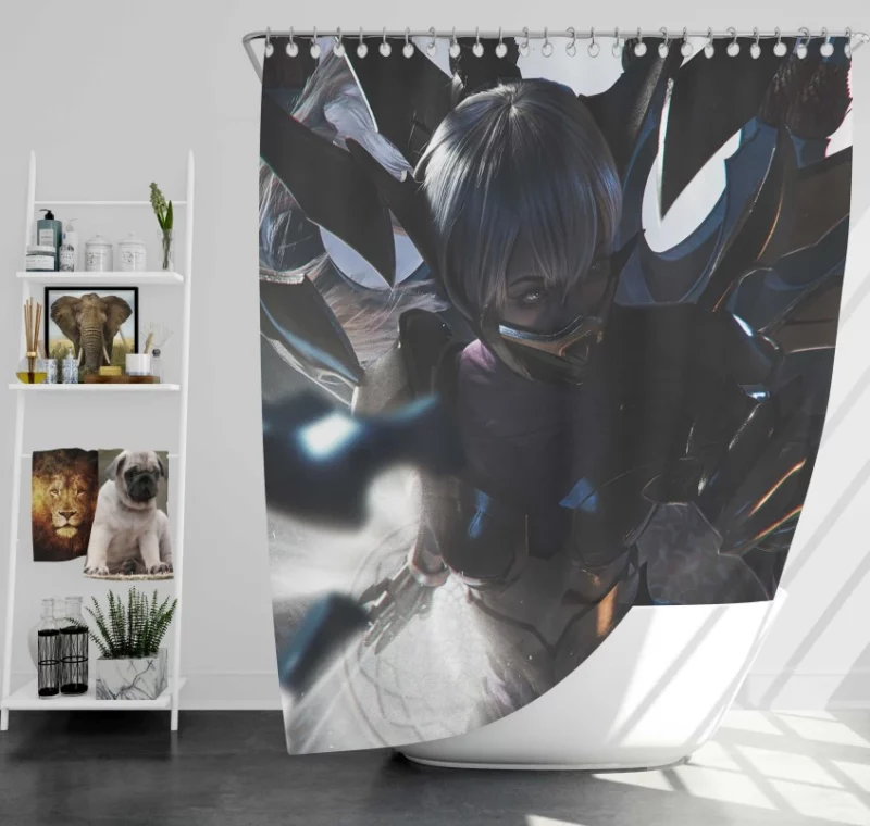 League Of Legends Yasuo Bath Shower Curtain