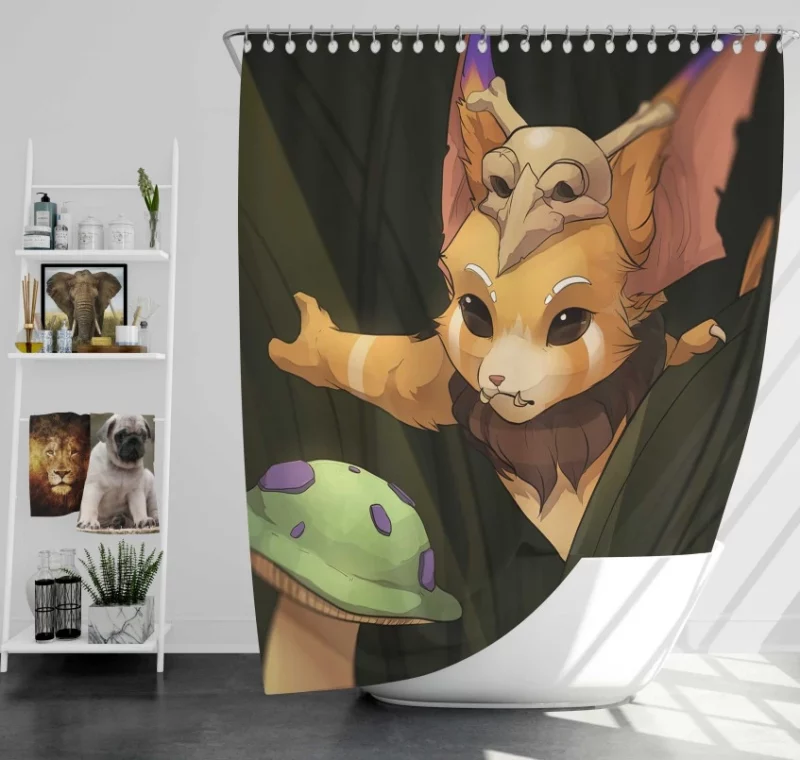 League Of Legends Yorick Bath Shower Curtain