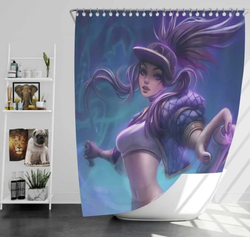 League Of Legends Ziggs Bath Shower Curtain