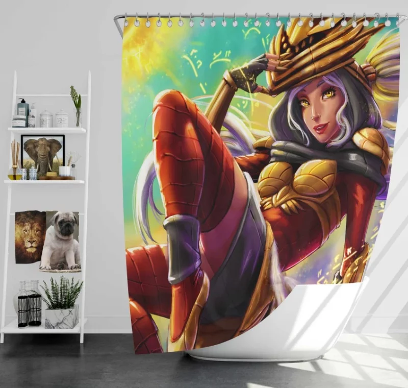 League Of Legends Zyra Bath Shower Curtain