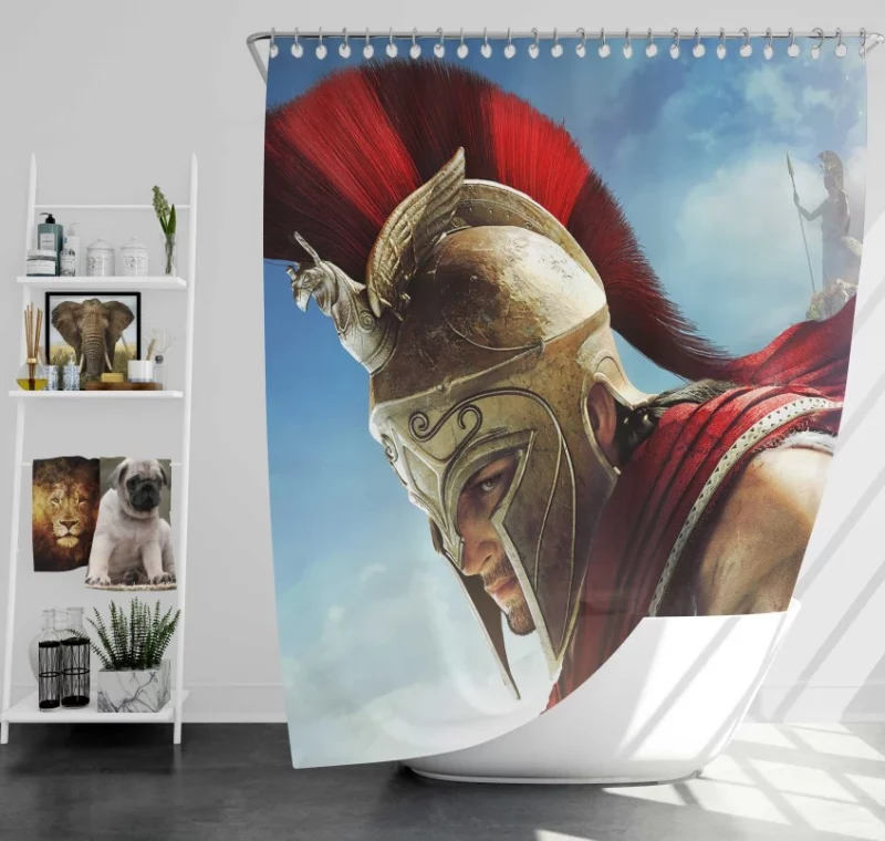 Medusa Assassins Creed Odyssey Bath Shower Curtain