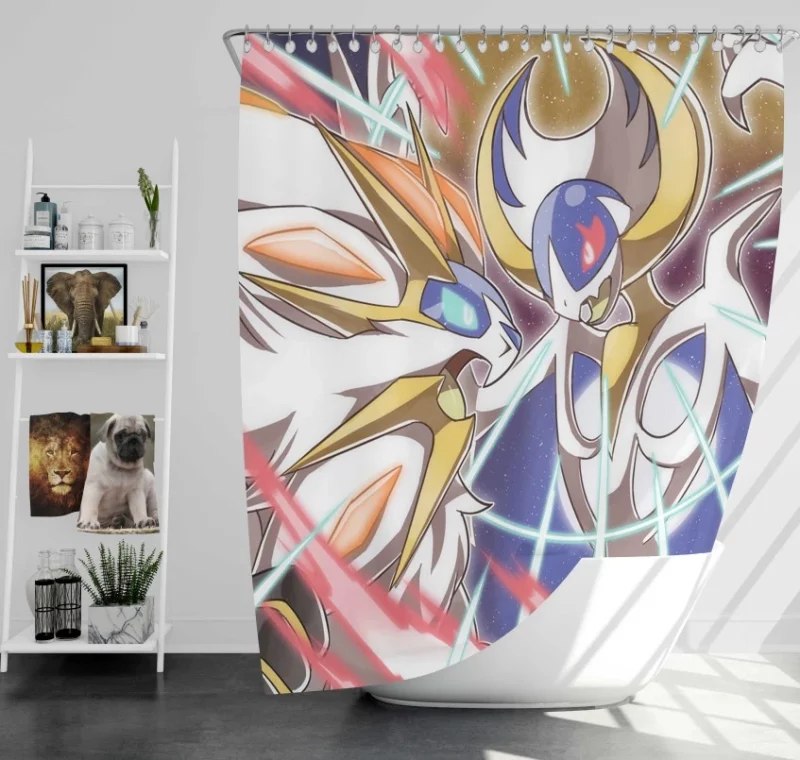 Mega Charizard Y Vs Mega Charizard X Pokémon Bath Shower Curtain