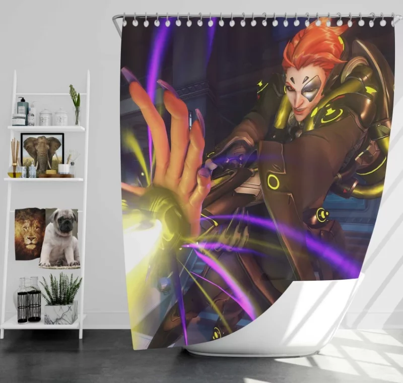 Moira Overwatch High Quality Bath Shower Curtain