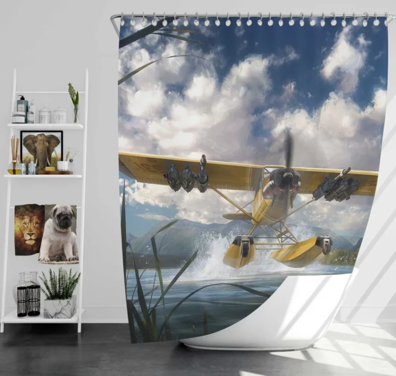 Montana Far Cry 5 Bath Shower Curtain