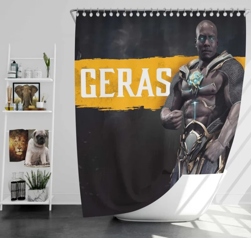 Mortal Kombat 11 Scorpion Bath Shower Curtain