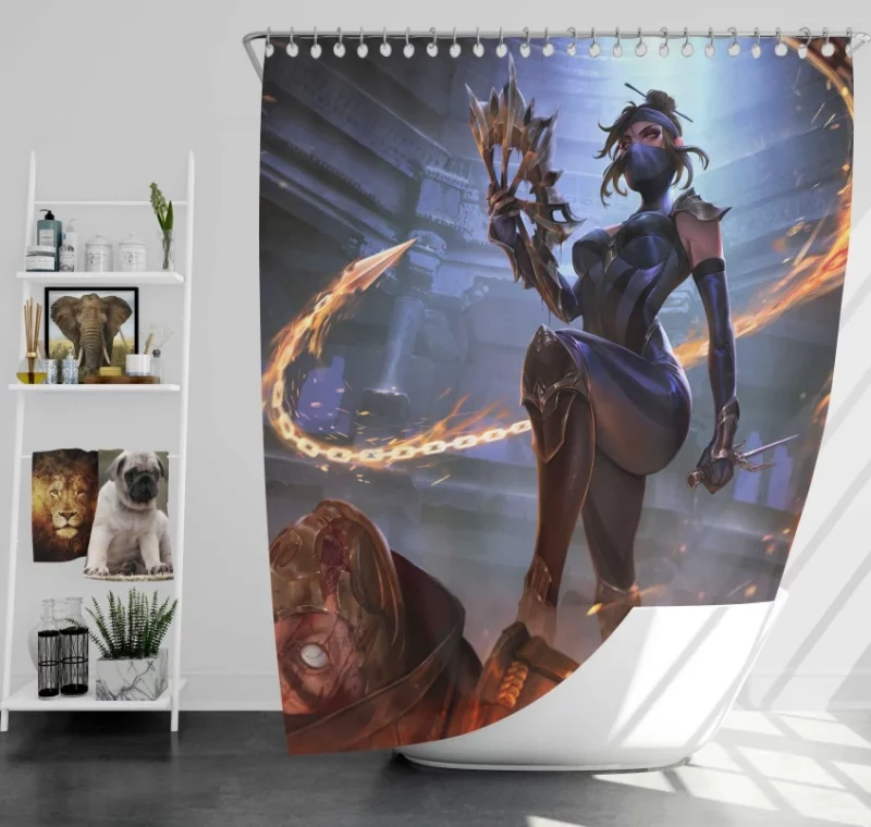 Mortal Kombat 11 Video Game Bath Shower Curtain