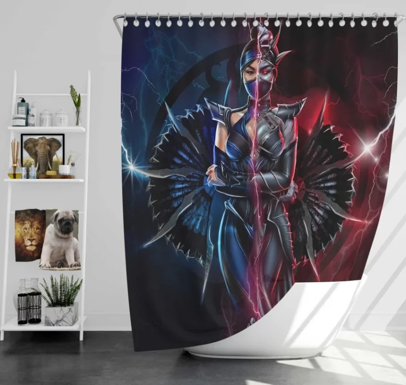 Mortal Kombat Sub zero Super Bath Shower Curtain