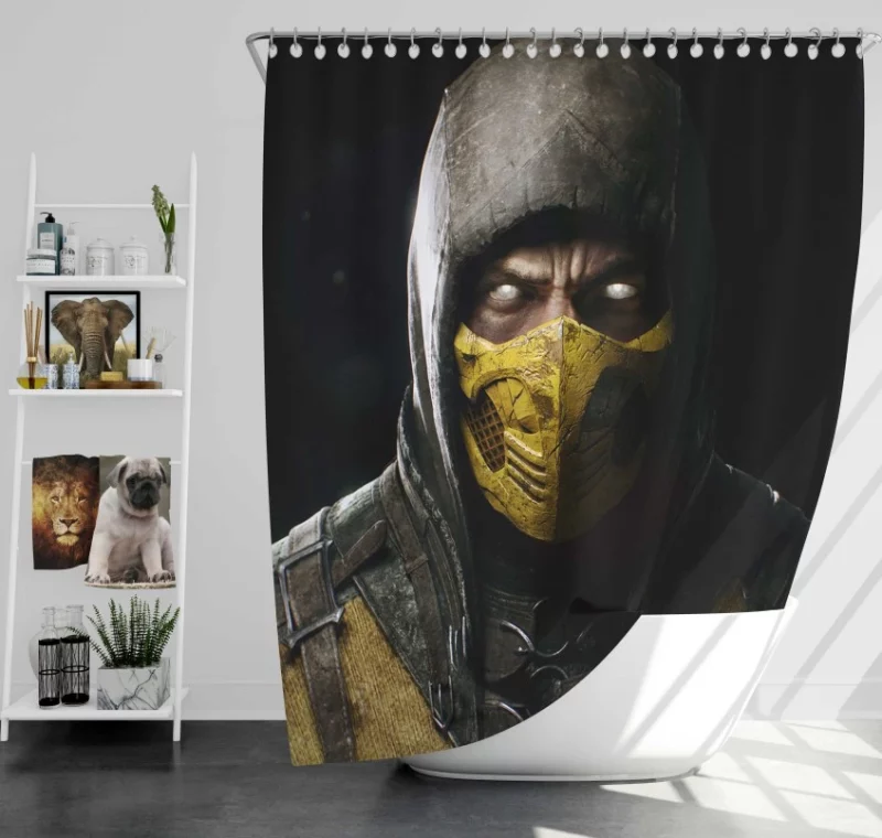 Mortal Kombat X Bath Shower Curtain