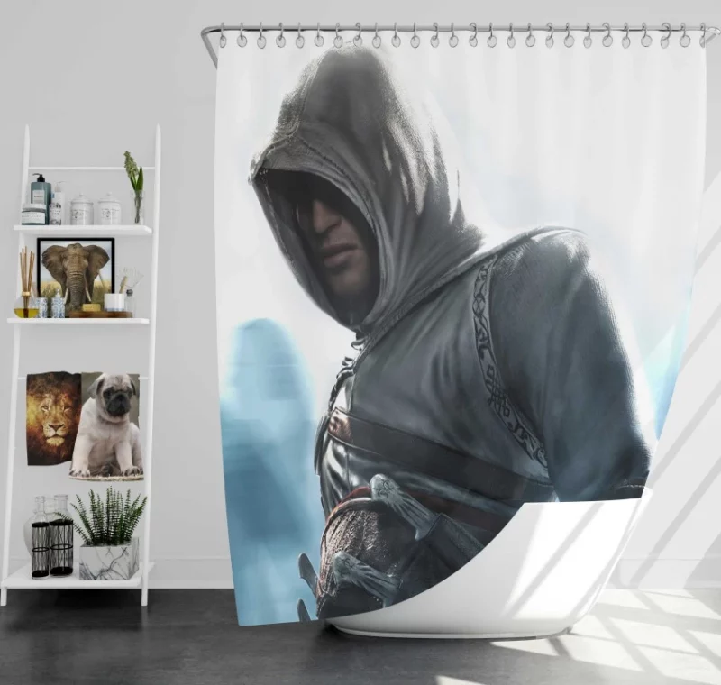 Movie Assassins Creed Michael Fassbender Bath Shower Curtain