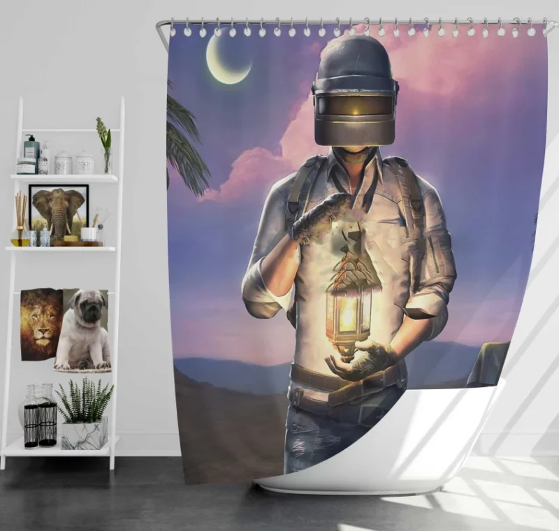 Mysterious Jungle Pubg Playerunknowns Battlegrounds Bath Shower Curtain