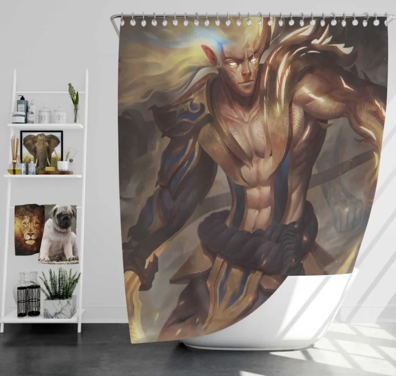 Neeko Star Guardian V2 League Of Legends Bath Shower Curtain