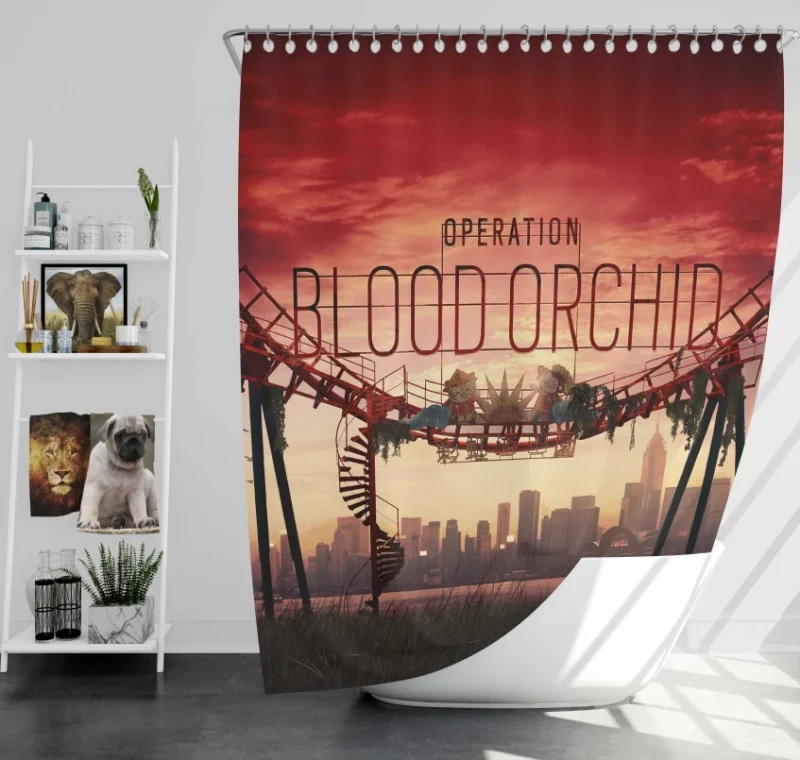 Operation Blood Orchid Tom Clancys Rainbow Six Siege Bath Shower Curtain