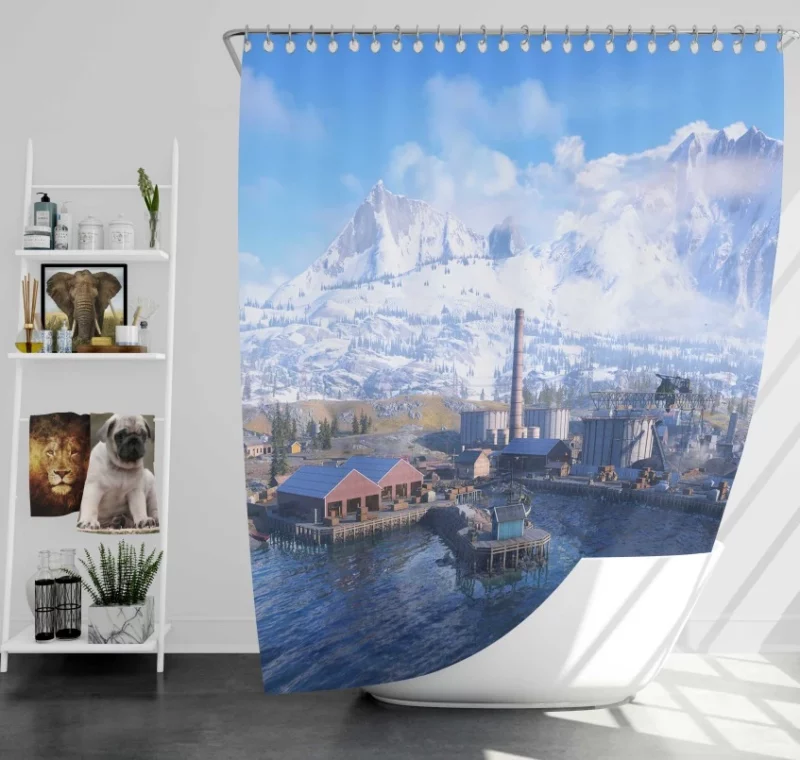 Operation Underground Battlefield V Bath Shower Curtain