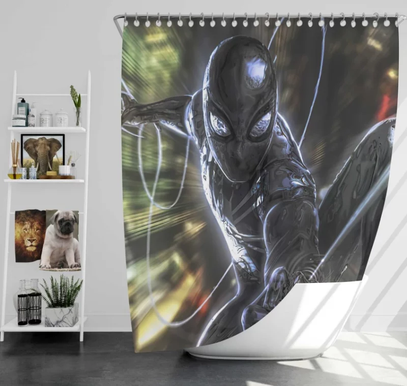 Outstanding Spider man Bath Shower Curtain