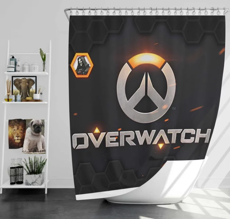 Overwatch Bath Shower Curtain