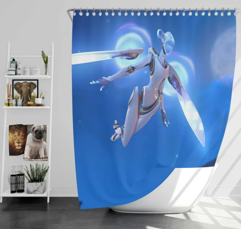 Overwatch Echo Amazing Bath Shower Curtain