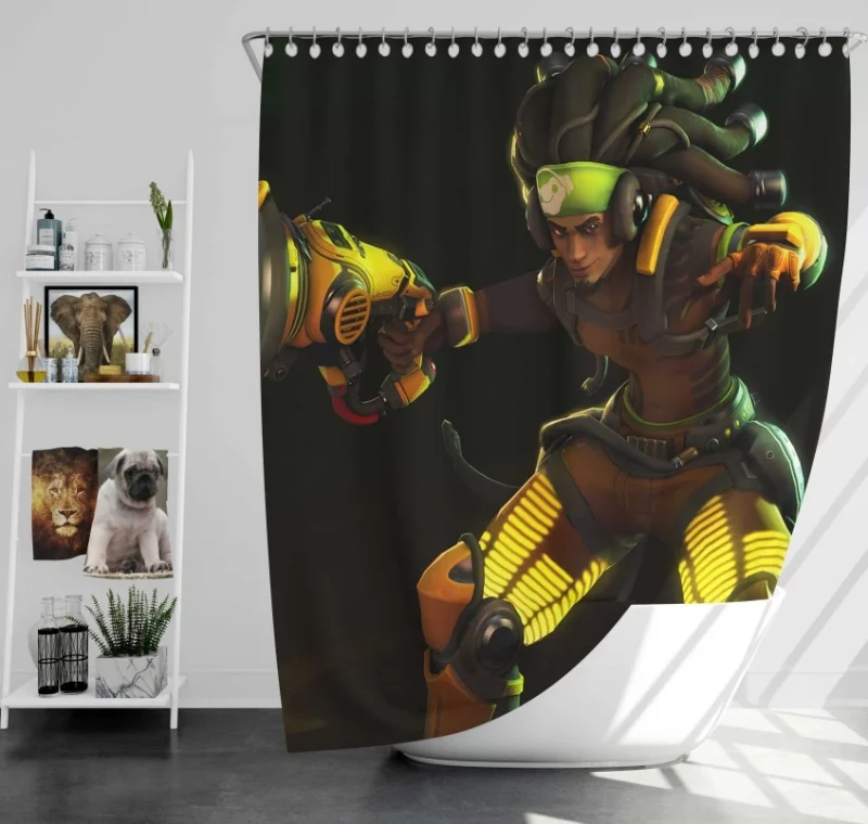 Overwatch Lãºcio Awesome Bath Shower Curtain