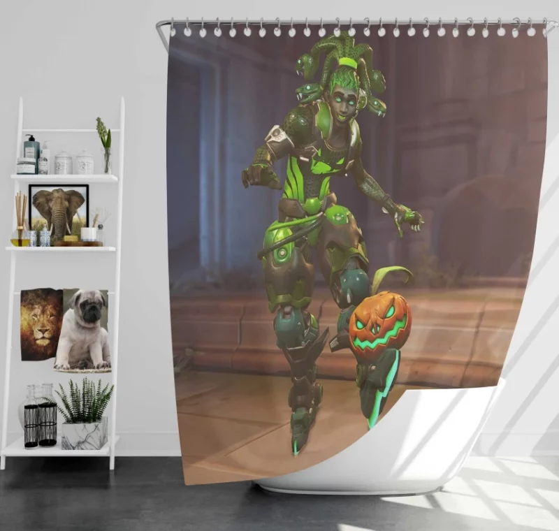 Overwatch Lãºcio Bath Shower Curtain