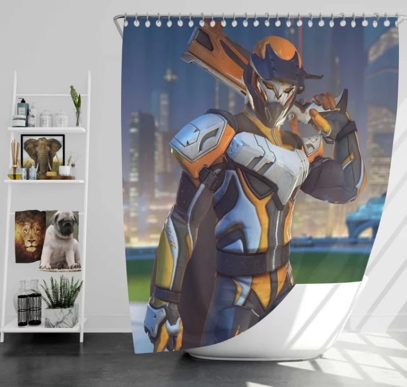 Overwatch Reaper Amazing Quality Bath Shower Curtain