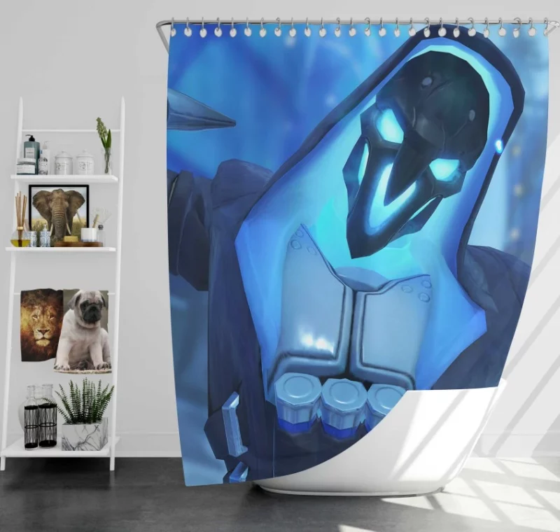 Overwatch Reaper Bath Shower Curtain