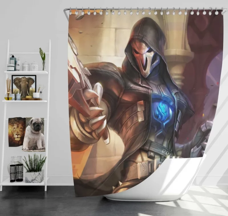 Overwatch Reaper Fabulous Bath Shower Curtain