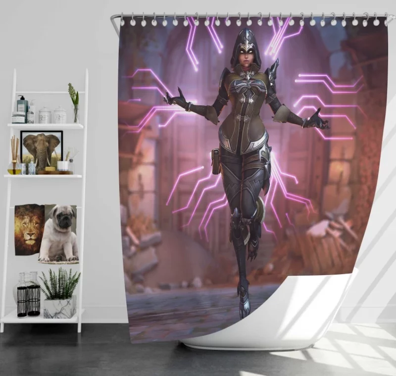 Overwatch Sombra Quality Bath Shower Curtain