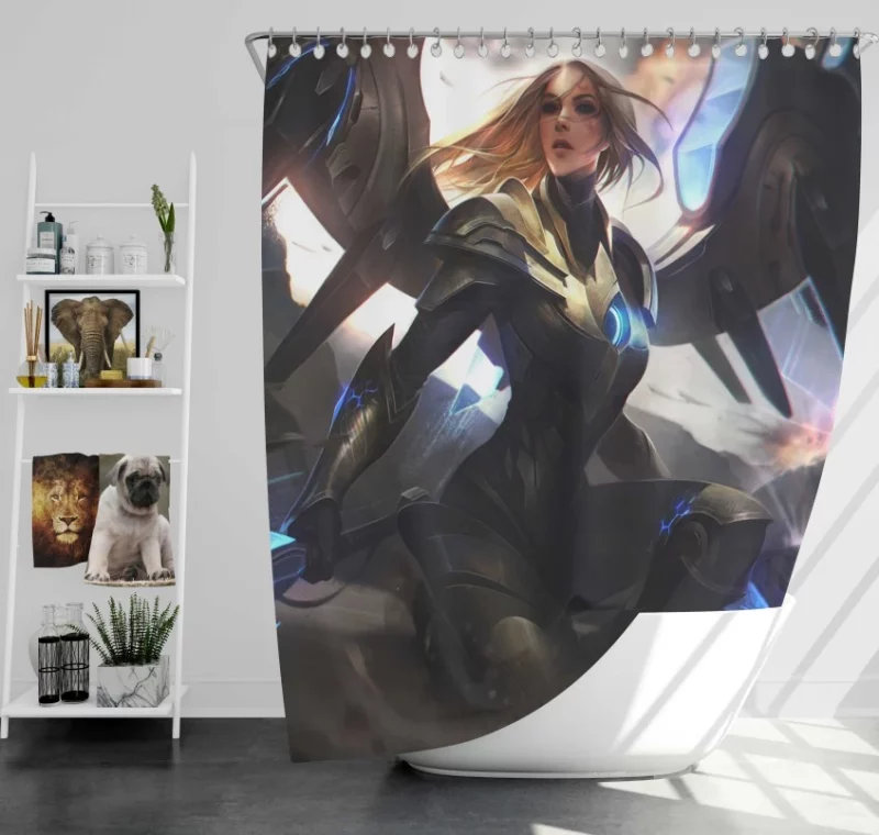 Pentakill Kayle League Of Legends Bath Shower Curtain