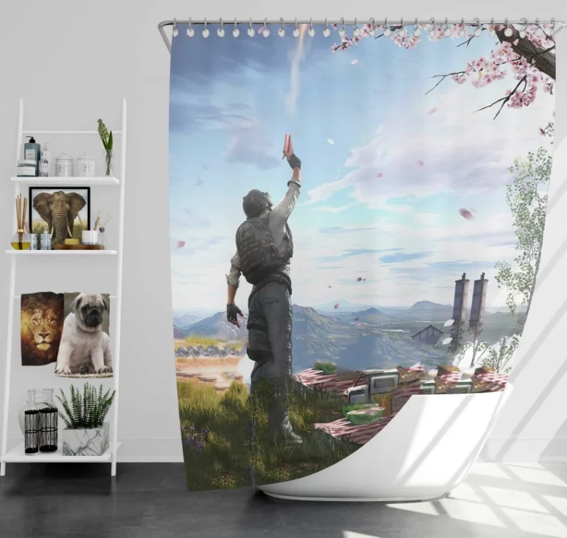 Playerunknowns Battlegrounds Awesome Bath Shower Curtain