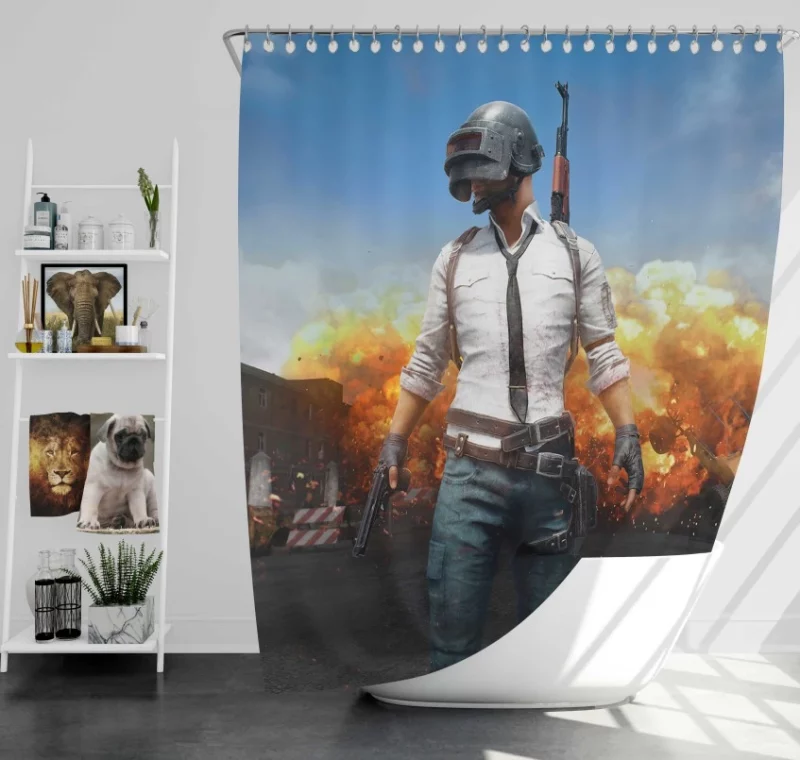 Playerunknowns Battlegrounds Excellent Bath Shower Curtain