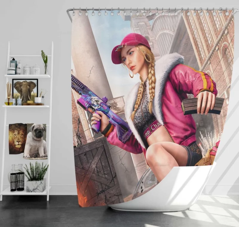 Playerunknowns Battlegrounds High Quality Bath Shower Curtain