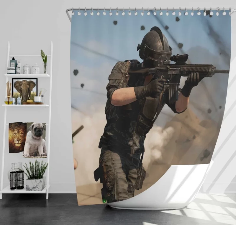 Playerunknowns Battlegrounds Quality Bath Shower Curtain